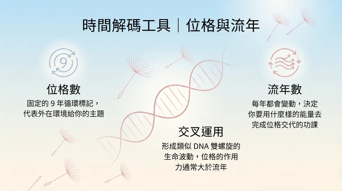彩虹數字位格與流年生命波動時間解碼